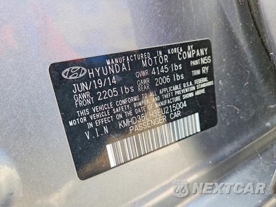 Zdjęcie 12 z 12 samochodu: 2014 HYUNDAI ELANTRA GT BASE VIN:KMHD35LH3EU215004 - miniatura