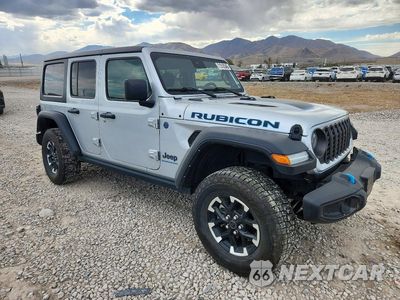 Czwarte zdjęcie samochodu z boku: 2024 JEEP WRANGLER RUBICON 4XE VIN:1C4RJXR66RW293031 - miniatura