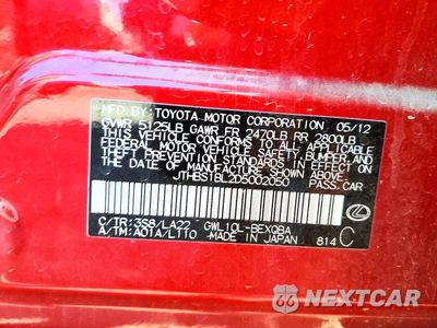 Zdjęcie 12 z 12 samochodu: 2013 LEXUS GS 450H VIN:JTHBS1BL2D5002050 - miniatura