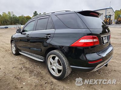 Drugie zdjęcie samochodu z przodu: 2013 MERCEDES-BENZ ML 350 4MATIC VIN:4JGDA5HB1DA145965 - miniatura
