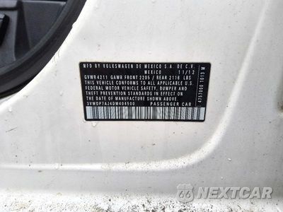 Zdjęcie 12 z 13 samochodu: 2013 VOLKSWAGEN JETTA SE VIN:3VWDP7AJ4DM404500 - miniatura