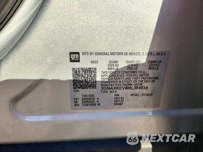 Zdjęcie 13 z 13 samochodu: 2021 CHEVROLET EQUINOX LT VIN:3GNAXKEV8ML394914 - miniatura