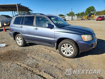 Czwarte zdjęcie samochodu z boku: 2007 TOYOTA HIGHLANDER HYBRID VIN:JTEGW21A570021089 - miniatura