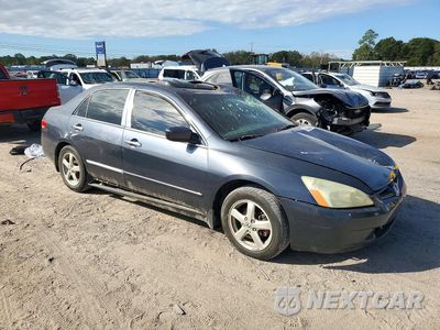 Czwarte zdjęcie samochodu z boku: 2004 HONDA ACCORD EX VIN:1HGCM56854A001805 - miniatura