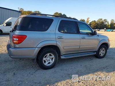 Trzecie zdjęcie samochodu z tyłu: 2002 TOYOTA SEQUOIA SR5 VIN:5TDZT34A82S117649 - miniatura