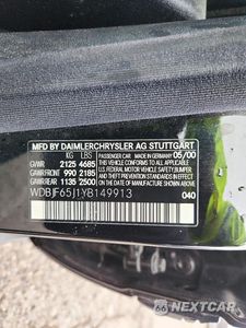 Zdjęcie 12 z 12 samochodu: 2000 MERCEDES-BENZ E 320 VIN:WDBJF65J1YB149913 - miniatura