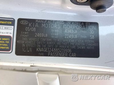 Zdjęcie 12 z 12 samochodu: 2008 KIA OPTIMA LX VIN:KNAGE124885219936 - miniatura