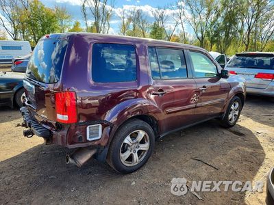 Trzecie zdjęcie samochodu z tyłu: 2014 HONDA PILOT EXL VIN:5FNYF4H58EB039422 - miniatura