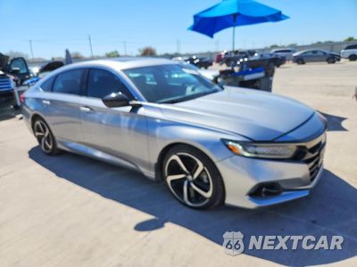 Czwarte zdjęcie samochodu z boku: 2022 HONDA ACCORD SPORT VIN:1HGCV2F32NA011404 - miniatura