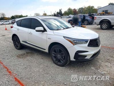 Czwarte zdjęcie samochodu z boku: 2021 ACURA RDX A-SPEC VIN:5J8TC2H66ML048407 - miniatura