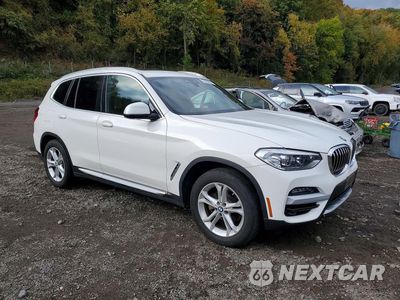 Czwarte zdjęcie samochodu z boku: 2020 BMW X3 XDRIVE30I VIN:5UXTY5C09L9B06365 - miniatura