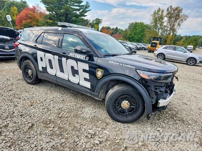Czwarte zdjęcie samochodu z boku: 2021 FORD EXPLORER POLICE INTERCEPTOR VIN:1FM5K8AB6MGA86650 - miniatura