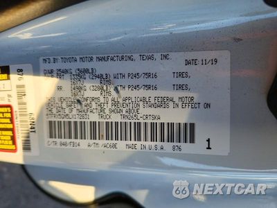 Zdjęcie 12 z 12 samochodu: 2020 TOYOTA TACOMA SR VIN:5TFRX5GN5LX172831 - miniatura