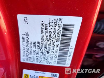 Zdjęcie 12 z 12 samochodu: 2023 HONDA ACCORD EX VIN:1HGCY1F38PA019446 - miniatura