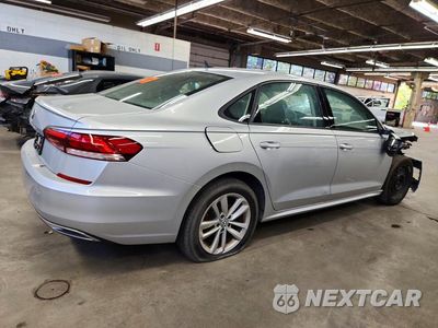 Trzecie zdjęcie samochodu z tyłu: 2021 VOLKSWAGEN PASSAT S VIN:1VWAA7A34MC007702 - miniatura