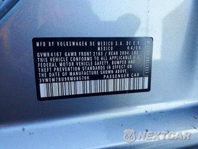 Zdjęcie 12 z 12 samochodu: 2024 VOLKSWAGEN JETTA SE VIN:3VWEM7BU9RM085706 - miniatura