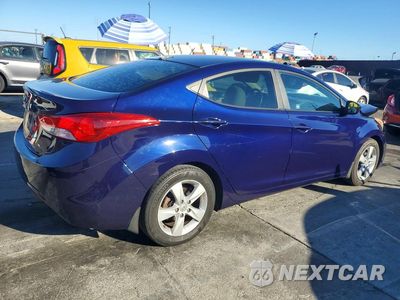 Trzecie zdjęcie samochodu z tyłu: 2013 HYUNDAI ELANTRA GLS VIN:5NPDH4AE7DH407088 - miniatura