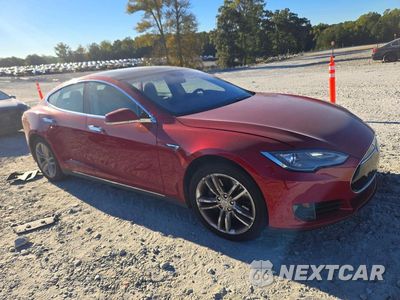 Czwarte zdjęcie samochodu z boku: 2015 TESLA MODEL S 70 VIN:5YJSA1E14FF104174 - miniatura
