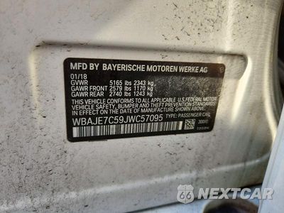 Zdjęcie 12 z 12 samochodu: 2018 BMW 540 XI VIN:WBAJE7C59JWC57095 - miniatura
