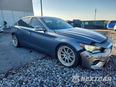 Czwarte zdjęcie samochodu z boku: 2021 INFINITI Q50 LUXE VIN:JN1EV7BR0MM755114 - miniatura