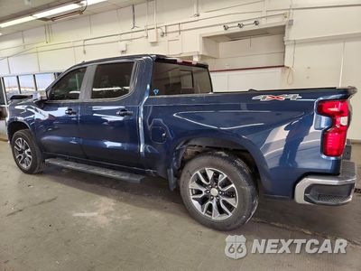 Drugie zdjęcie samochodu z przodu: 2021 CHEVROLET SILVERADO K1500 LT VIN:3GCUYDED8MG135175 - miniatura