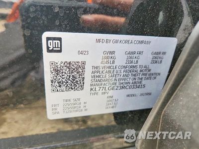 Zdjęcie 13 z 13 samochodu: 2024 CHEVROLET TRAX 1RS VIN:KL77LGE23RC033415 - miniatura