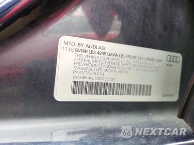 Zdjęcie 12 z 12 samochodu: 2013 AUDI A4 PREMIUM VIN:WAUBFAFL1DN032704 - miniatura