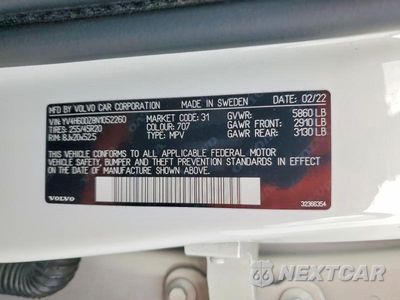 Zdjęcie 13 z 13 samochodu: 2022 VOLVO XC60 T8 RECHARGE INSCRIPTION EXPRESS VIN:YV4H60DZ8N1052260 - miniatura