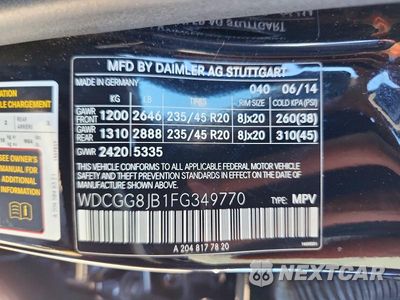 Zdjęcie 13 z 13 samochodu: 2015 MERCEDES-BENZ GLK 350 4MATIC VIN:WDCGG8JB1FG349770 - miniatura