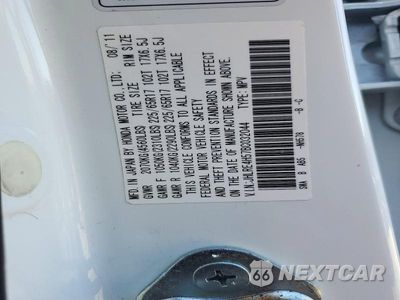 Zdjęcie 13 z 13 samochodu: 2011 HONDA CR-V EX VIN:JHLRE4H57BC032044 - miniatura