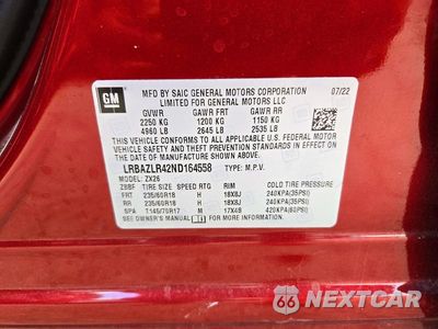 Zdjęcie 14 z 14 samochodu: 2022 BUICK ENVISION PREFERRED VIN:LRBAZLR42ND164558 - miniatura