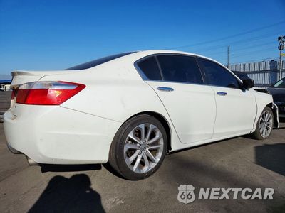 Trzecie zdjęcie samochodu z tyłu: 2014 HONDA ACCORD SPORT VIN:1HGCEUF57EA290046 - miniatura