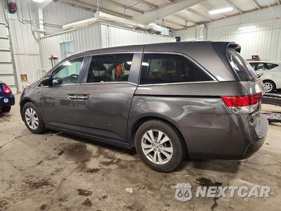 Drugie zdjęcie samochodu z przodu: 2016 HONDA ODYSSEY EXL VIN:5FNRL5H65GB002455 - miniatura