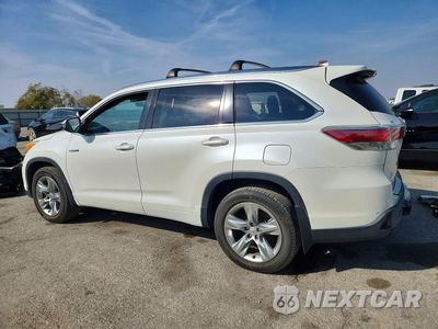Drugie zdjęcie samochodu z przodu: 2015 TOYOTA HIGHLANDER HYBRID LIMITED VIN:5TDDCRFH6FS012802 - miniatura