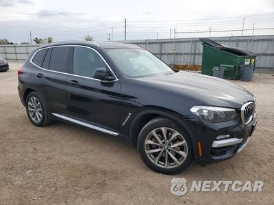Czwarte zdjęcie samochodu z boku: 2019 BMW X3 XDRIVE30I VIN:5UXTR9C57KLR10825 - miniatura
