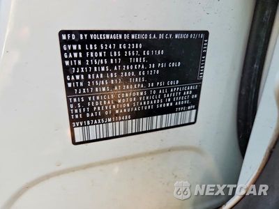 Zdjęcie 13 z 13 samochodu: 2018 VOLKSWAGEN TIGUAN S VIN:3VV1B7AX5JM119486 - miniatura
