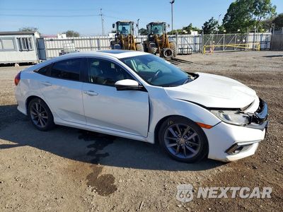 Czwarte zdjęcie samochodu z boku: 2021 HONDA CIVIC EX VIN:19XFC1F31ME208605 - miniatura