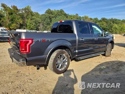 Trzecie zdjęcie samochodu z tyłu: 2017 FORD F150 SUPERCREW VIN:1FTEW1EF2HFC82853 - miniatura
