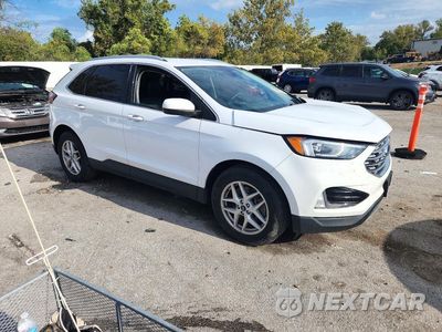 Czwarte zdjęcie samochodu z boku: 2021 FORD EDGE SEL VIN:2FMPK3J94MBA10246 - miniatura