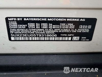 Zdjęcie 14 z 14 samochodu: 2026 BMW X5 XDRIVE40I VIN:5UX23EU05T9318606 - miniatura