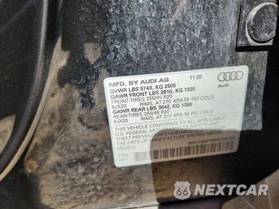Zdjęcie 13 z 13 samochodu: 2021 AUDI SQ5 PRESTIGE VIN:WA1C4AFY0M2030334 - miniatura