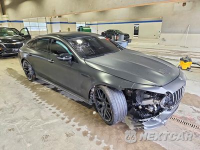 Czwarte zdjęcie samochodu z boku: 2021 MERCEDES-BENZ AMG GT 53 VIN:W1K7X6BB6MA038849 - miniatura