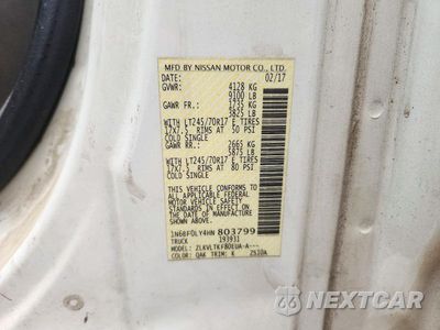 Zdjęcie 13 z 13 samochodu: 2017 NISSAN NV2500 DELIVERY VAN VIN:1N6BF0LY4HN803799 - miniatura