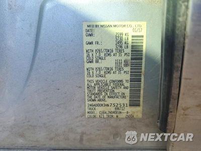 Zdjęcie 12 z 12 samochodu: 2017 NISSAN FRONTIER SV VIN:1N6AD0ER3HN752531 - miniatura
