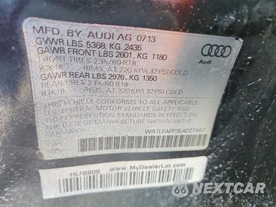Zdjęcie 13 z 13 samochodu: 2014 AUDI Q5 PREMIUM PLUS VIN:WA1LFAFP3EA027467 - miniatura