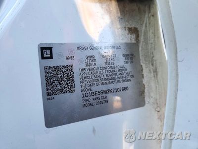 Zdjęcie 12 z 12 samochodu: 2019 CHEVROLET CRUZE LT VIN:1G1BE5SM2K7107660 - miniatura