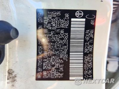 Zdjęcie 12 z 12 samochodu: 2020 TOYOTA COROLLA LE VIN:JTDEPRAE8LJ059604 - miniatura