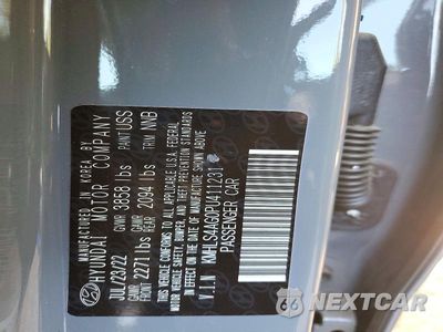 Zdjęcie 13 z 13 samochodu: 2023 HYUNDAI ELANTRA SEL VIN:KMHLS4AG0PU411231 - miniatura