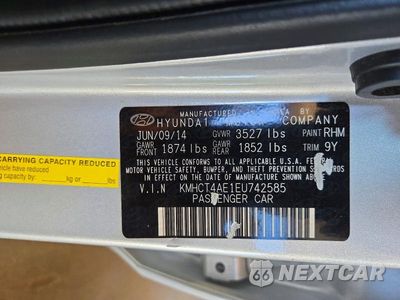 Zdjęcie 12 z 12 samochodu: 2014 HYUNDAI ACCENT GLS VIN:KMHCT4AE1EU742585 - miniatura