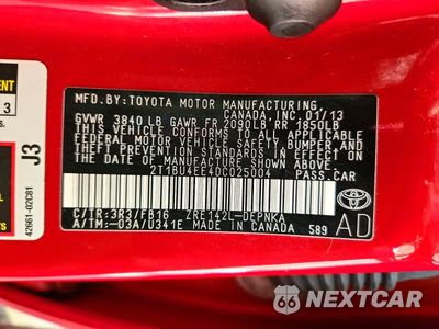 Zdjęcie 13 z 13 samochodu: 2013 TOYOTA COROLLA LE VIN:2T1BU4EE4DC025004 - miniatura
